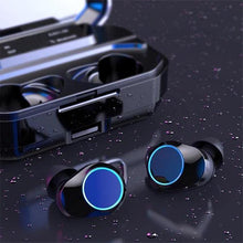 Load image into Gallery viewer, HiFi Waterproof Touch Control Headset - Bluetooth 5.0 Earphones Wireless Earbuds With Power Box for Swimmers Sports/Games
