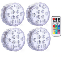 Load image into Gallery viewer, LEDFantasy™ - Change Any Backyard From 'Meh' To 'Wow' - IP68 Waterproof 16 Color Submersible LED Lights
